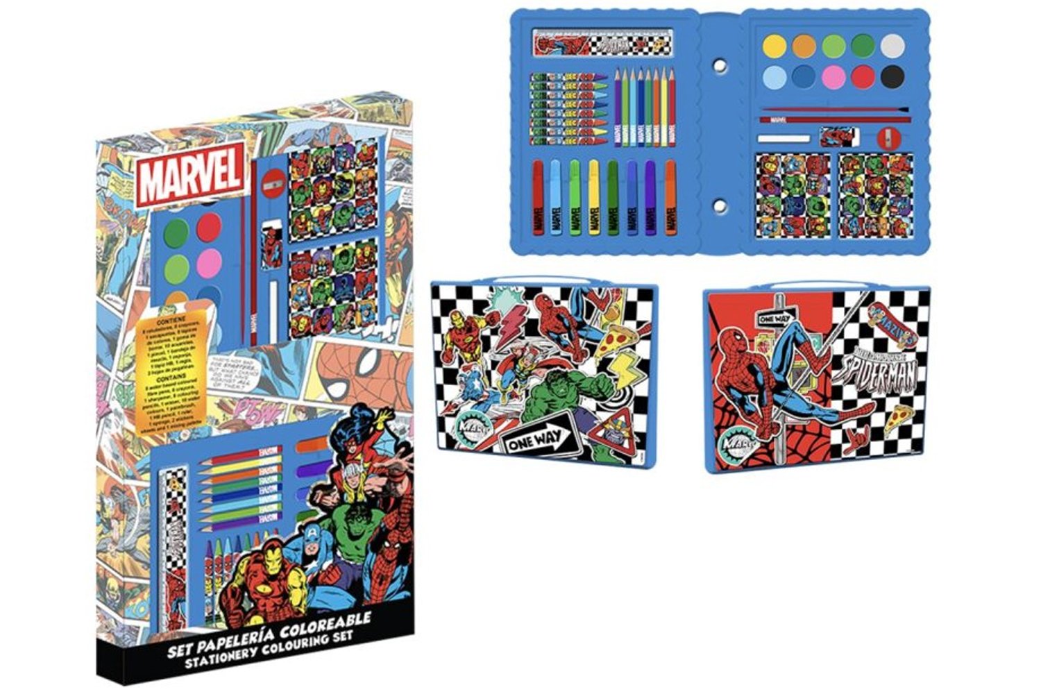 Set Cancelleria Colorabile Avengers