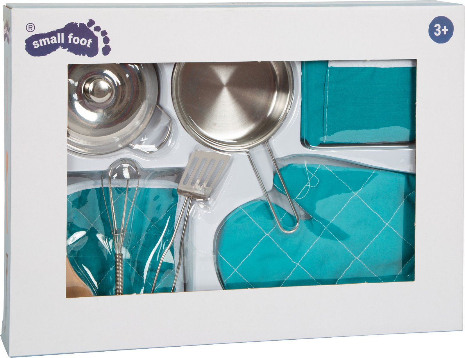 11966_legler_small_foot_Kochset_mit_Schuerze_Verpackung-1.jpg Cooking Set with apron