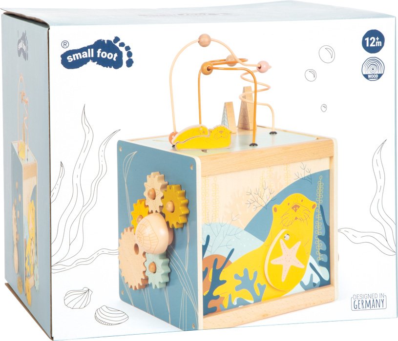 12393_80-motorikwuerfel-seaside-small-foot-verpackung.jpg Motor Activity Cube "Seaside"