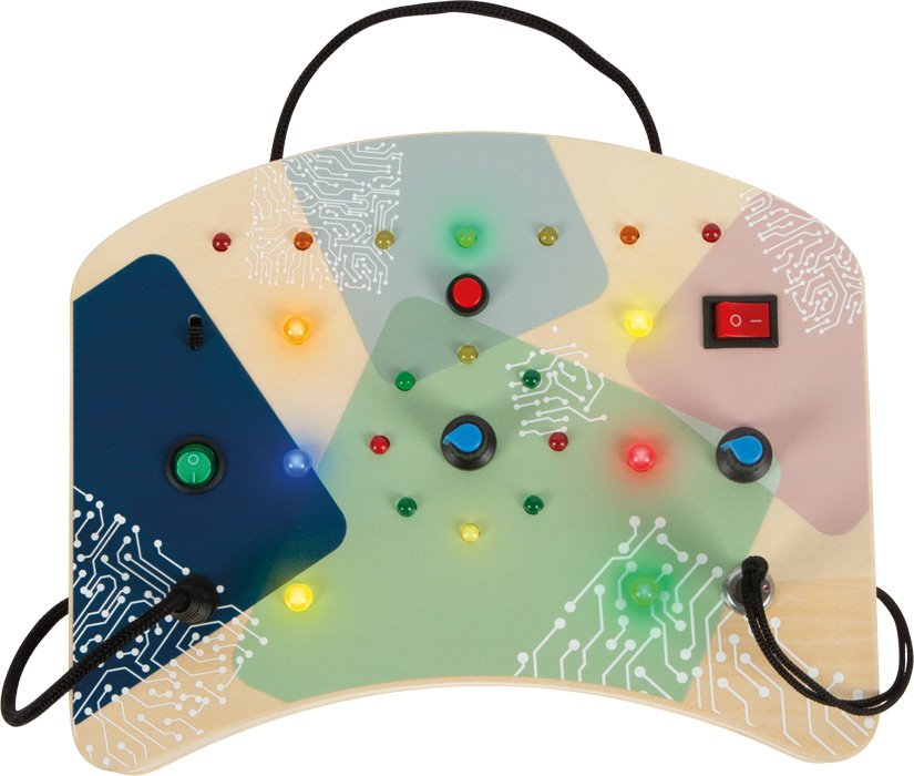 12623_40-motorikbrett-led-licht-und-schalter-small-foot-alle-lichter-eingeschaltet-leuchten.jpg Motor Activity Board LED Light and Switches