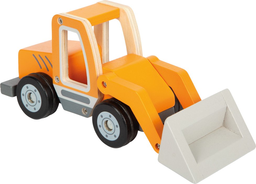 12635_45-frontlader-small-foot-orange-schaufel-aufladen-fahrzeug.jpg Wheel Loader with Shovel