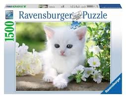 Ravensburger Puzzle 1500PC White Cat