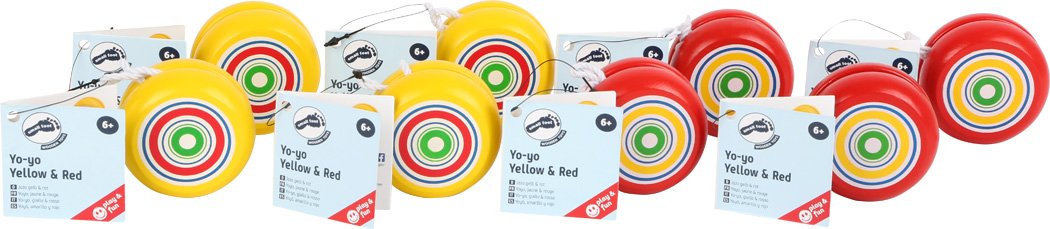 2935_legler_small_foot_Jo_Jo_Gelb_und_rot_Verpackung-1.jpg Yo-yos "Yellow & Red" / 1 cope