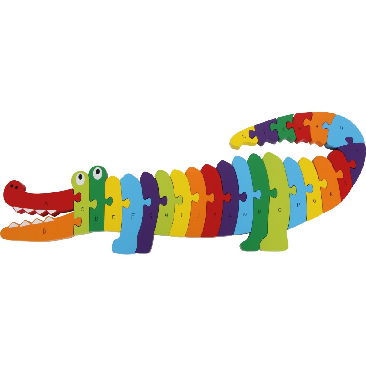 Puzzle Crocodile Abc