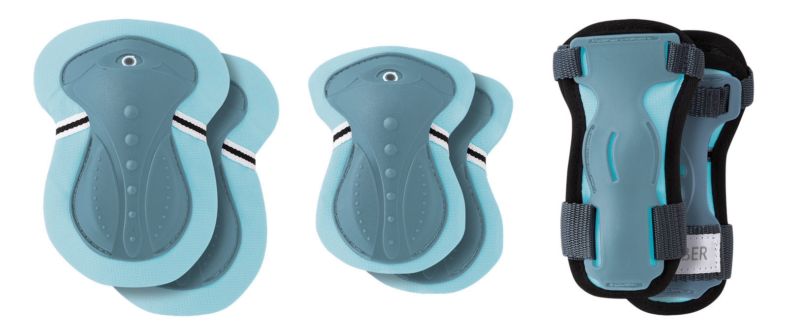 541-200_f-1.png SET 3 PROTECTIONS JUNIOR XXS Pastel Bleu 3-7 years