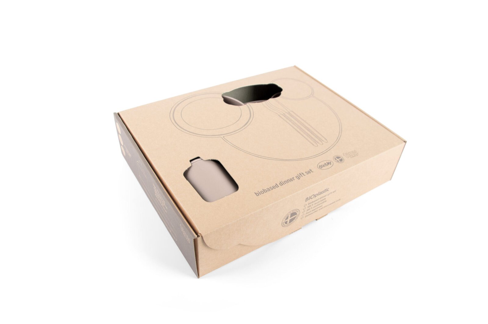 TINY BIOBASED DINNER GIFT SET - NUDE
