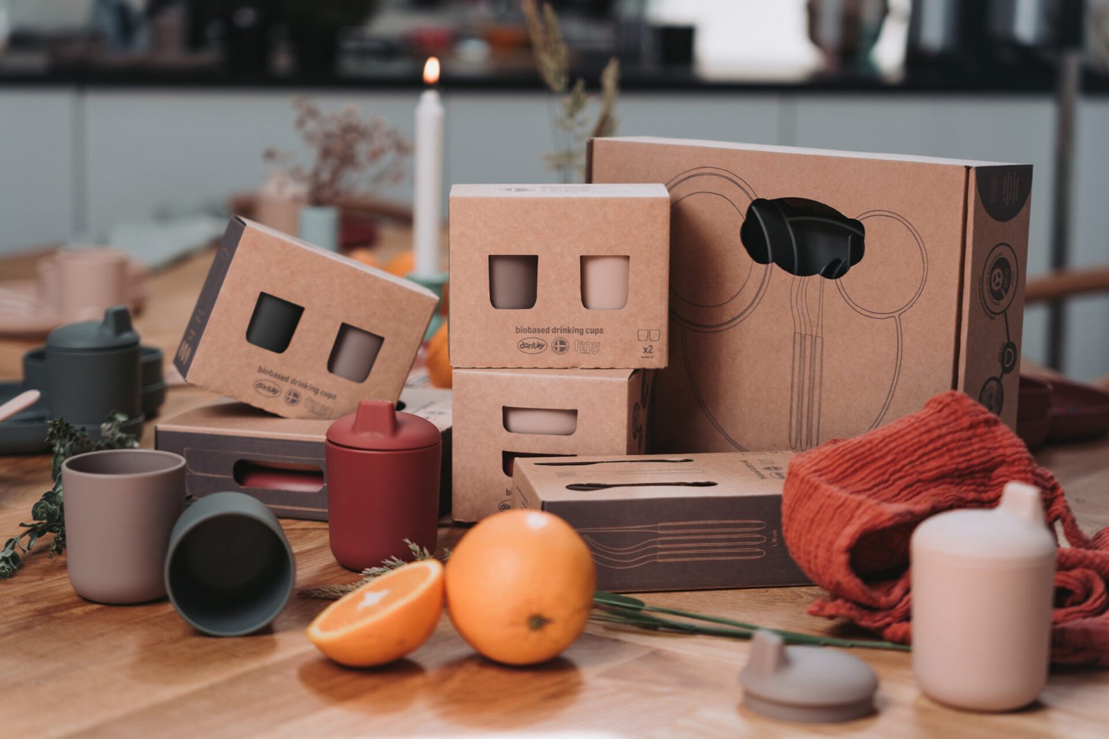 TINY BIOBASED DINNER GIFT SET - NUDE