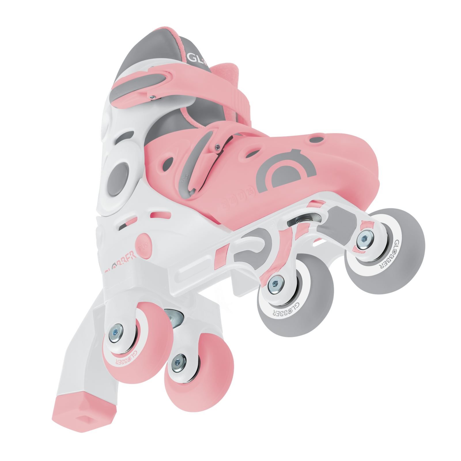 LEARNING INLINE SKATE 2 TO 1 Size from 26 to 29 Pink