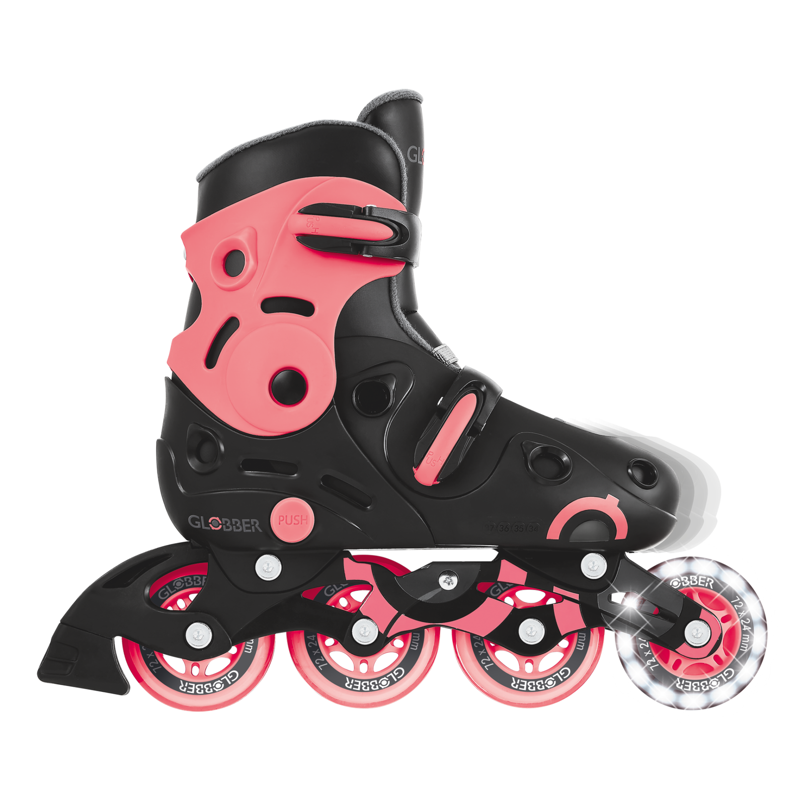 GO-SKATE INLINE SKATE Size from  34 to 37 Pink