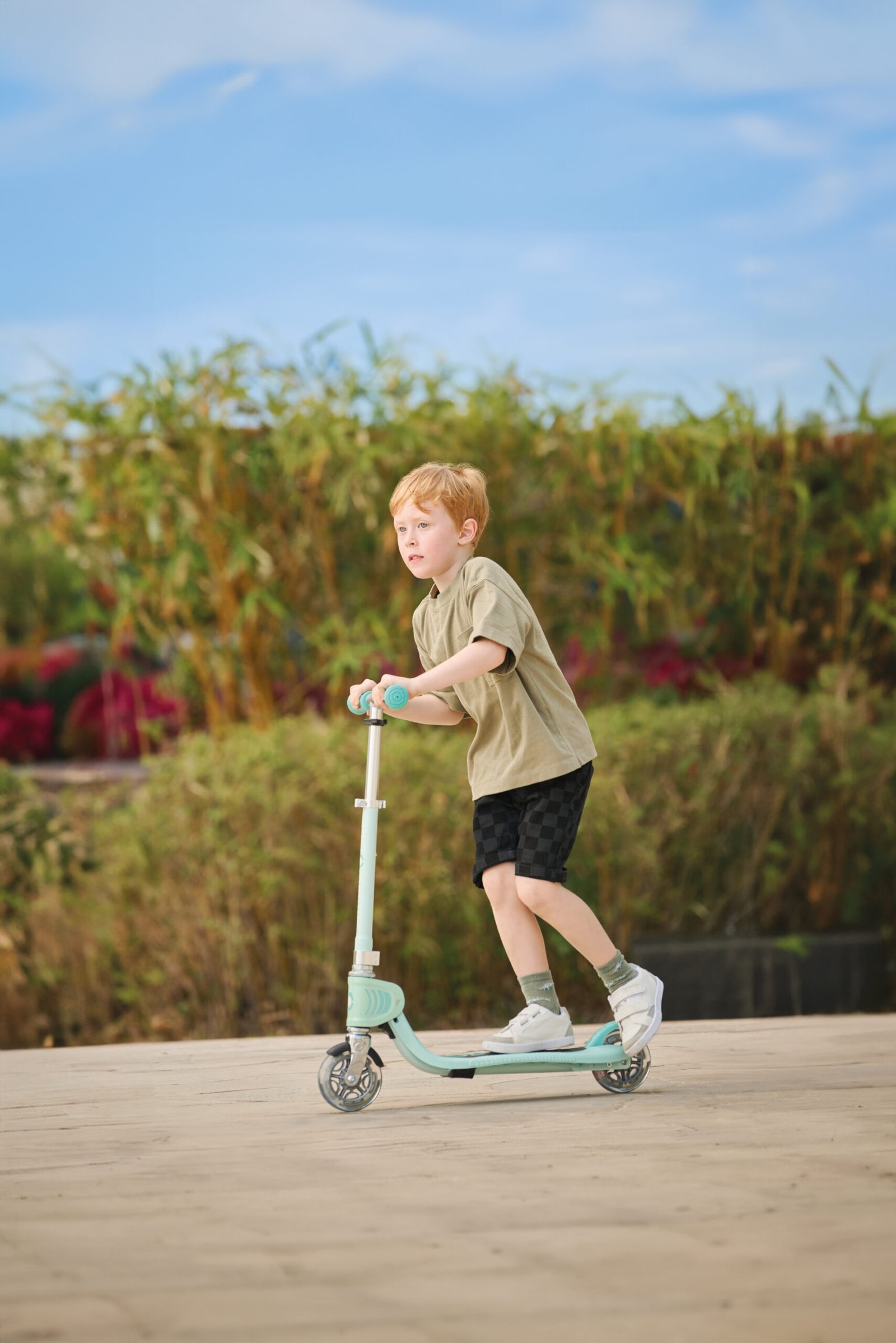 FLOW FOLDABLE JUNIOR LIGHTS Pastel Menthe / Menthe Foncée