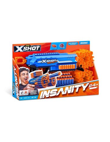 X-Shot Insanity Manic 24 darts -